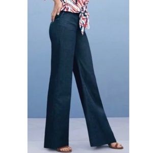 Halogen Taylor Fit Wide Leg Jeans